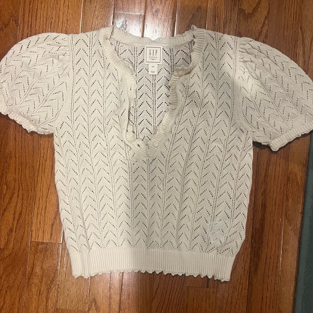 Doen and Gap Knit Short Sleeve knit Top xxs